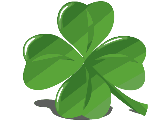 Image illustrative d'un trèfle à quatre feuilles